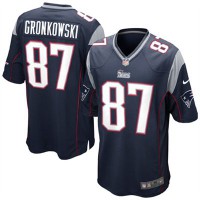 Nike Rob Gronkowski New England Patriots Game Jersey - Navy Blue