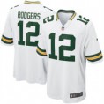 Nike Aaron Rodgers Green Bay Packers Game Jersey - White